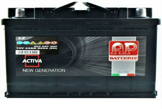 AP Baterie Auto Activa New Generation SMF L2 DX cu Capacitate 62Ah