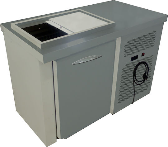 Inoxcon Commercial Refrigerator with 1 Door L84xD80xH93cm