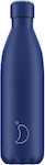 Chilly's Monochrome Bottle Thermos Stainless Steel BPA Free Blue All Matte 750ml 207277