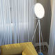 Fan Europe Radar LED Φωτιστικό Δαπέδου Υ170xΜ45εκ. με Ρυθμιζόμενο Λευκό Φως 1980lm Λευκό
