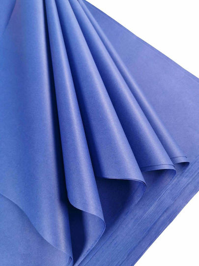 Folia Touch/Tissue-Papier Beidseitig 50x70cm. Blau 9509079