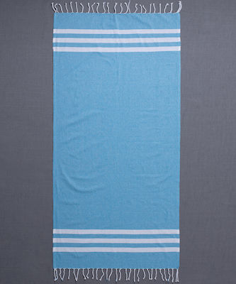 Silk Fashion Pestemal SF1748 Beach Towel Cotton Turquoise 180x90cm.