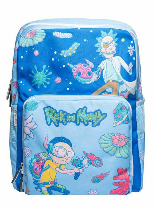 Grupo Erik Rick And Morty Virus Attack Schulranzen Rucksack Grundschule, Grundschule in Blau Farbe