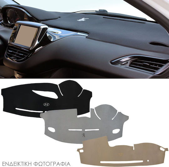 Κάλυμμα Ταμπλό Δερματίνη για Audi A4 (B6/B7) Μπεζ με σήμα