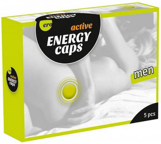 HOT Active Energy Caps Men Ειδικό Συμπλήρωμα Διατροφής 5 κάψουλες