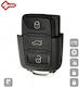 Silca Car Key Shell with 3 Buttons for Seat