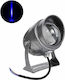 GloboStar Φωτιστικό Προβολάκι LED Εξωτερικού Χώρου 16W IP65 Ασημί
