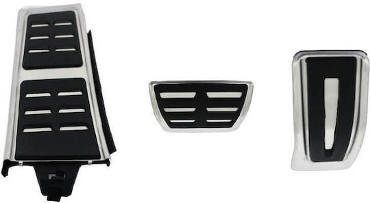 Carner Car Pedal Set for Audi A4 B8 08-15 / A5 08-16 / Q5 08-16 / Q5 08-16 / A6 11-15 / A7 / Porsche Macan Automatic Aluminum Black 3pcs