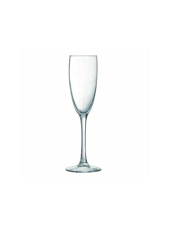 Arcoroc Vina Gläser-Set Champagner aus Glas Stapelbar 190ml 6Stück