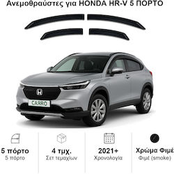 Heko Set Car Windbreakers Front and Back Dark Fime for Honda HR-V III 5D 2021 4 Pieces Heko Set Car Windbreakers Front and Back Dark Fime for Honda HR-V III 5D 2021 4 Pieces