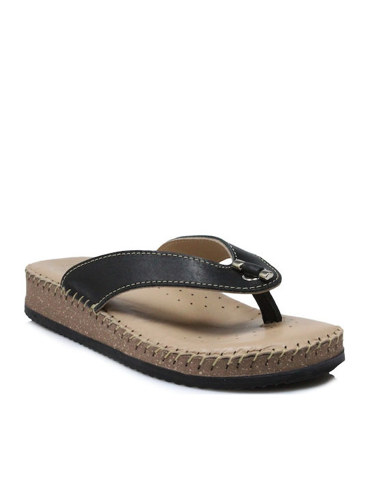 Sandale Casual Damă Anatomici Din Piele Negre