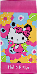 Stamion Kids Beach Towel Fuchsia Hello Kitty 140x70cm
