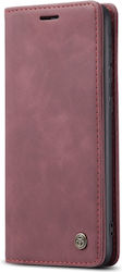 Caseme Wallet Δερματίνης Wine Red (Galaxy S21 FE 5G)