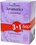 Papoutsanis Aromatics Λεβάντα Сапунен бар 4x100гр