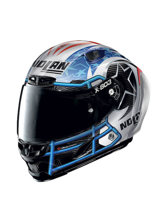 X-Lite X-803 RS Ultra Carbon A. Rins Austin 66 Motorradhelm Volles Gesicht 1310gr