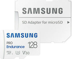 Samsung Pro Endurance (2022) microSDXC 128GB Clasa 10 U3 V30 UHS-I cu adaptor