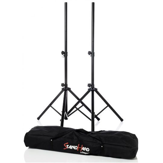 Bespeco PA Speaker Tripods height 100-175cm in Black Color