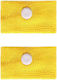 Vican Acu Pressure Bands Benzi Brățări pentru copii împotriva grețurilor în culoarea galbenă pentru