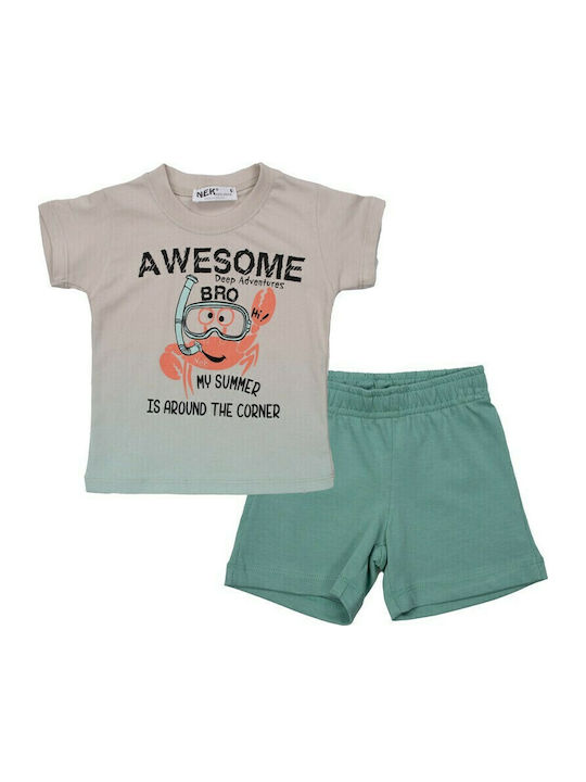 Nek Kids Wear Παιδικό Σετ με Σορτς Καλοκαιρινό ...