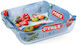 Pyrex Classic Vidrio Τετράγωνο Πυρίμαχο Σκεύος Γυάλινο 21x21cm