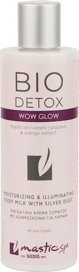 Mastic Spa Biodetox Wow Glow Shimmering Ενυδατική Lotion Σώματος με Ουρία 250ml