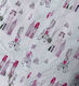 Dimcol Bicycle 416 Cotton Swaddle Wrap White 80x80cm.