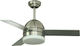 Brand 1167 Deckenventilator 107cm mit Silber Leuchte