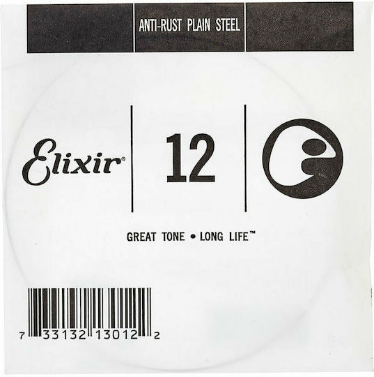 Elixir Anti-Rust Single Steel Electric Guitar String 12"