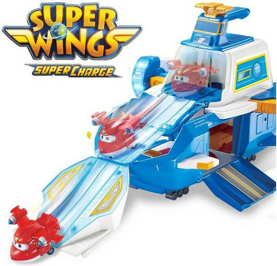 Just Toys Supercharge World Aircraft Super Wings Set with Airplane for 3+ years+ Years