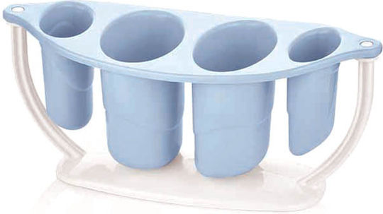 Homestyle Plastic Blue Cutlery Drainer 25x10cm
