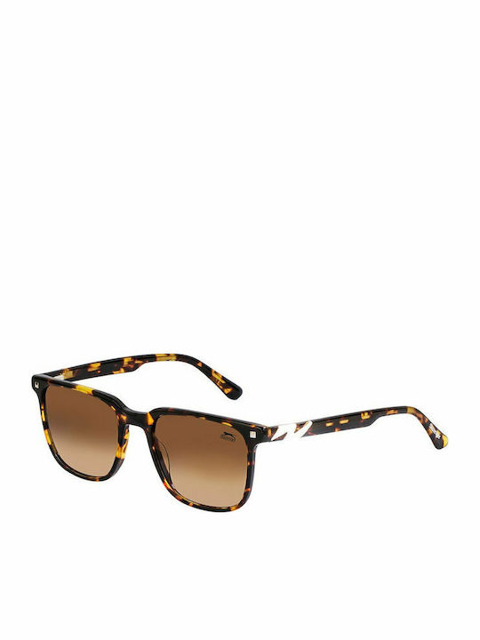Slazenger Unisex Sonnenbrille mit Braun Schildkröte Kunststoff Gestell und Braun Verlaufsfarbe Linse
