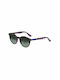 Slazenger Sunglasses with Multicolour Tartaruga Plastic Frame and Green Gradient Lens 6714.C3