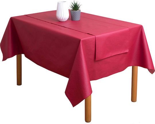Viopros Diana Platzdeckchen Stoff Rot 50x35cm 2Stück