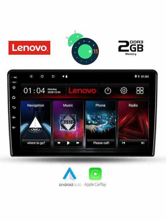 Lenovo Sistem Audio Auto pentru Kia Ceed Audi A7 2009-2012 (Bluetooth/USB/AUX/WiFi/GPS/Apple-Carplay/Partitură) cu Ecran Tactil 9"