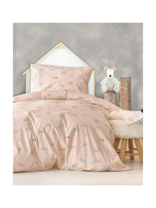 Rythmos Jerom Set Kids Duvet Cover Single with Pillowcase Cotton Somon 160x250cm