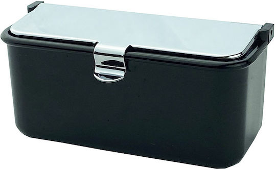 Auto Gs Auto-Aschenbecher Schwarzer / Chrom Bakelit-Aschenbecher 9 x 4 x 4 cm
