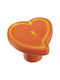 Viometale Lovely Kids Knob Furniture made of Plastic in Orange Color 38mm vio 01.130/38.48 1pcs