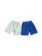 Joyce Kinder Shorts/Bermudas Stoff Himmelblau/Grau