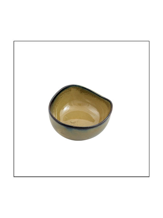 HFA 5418024 Servierschüssel Rund aus Porzellan Beige mit Durchmesser 9.7cm