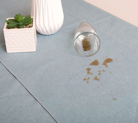 Viopros Checkered Stain Resistant Diana Petrol 80x80cm