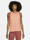 Nike Women's Athletic Blouse Short Sleeve Pink