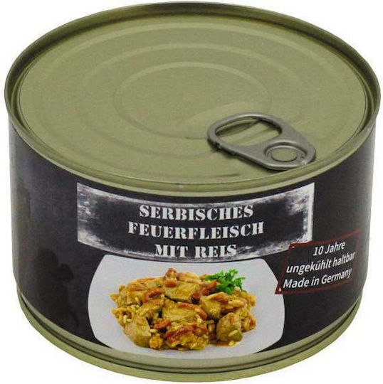 MFH Canned Serbian Pork With Rice Ready Meal With Meat Rice 344kcal 400gr 10 Years