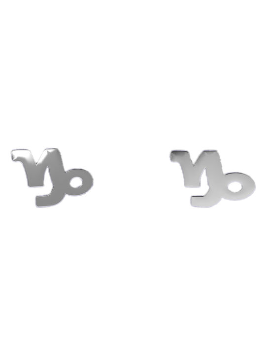 Farma Bijoux Capricorn Hypoallergenic Kids Earrings Studs Silver