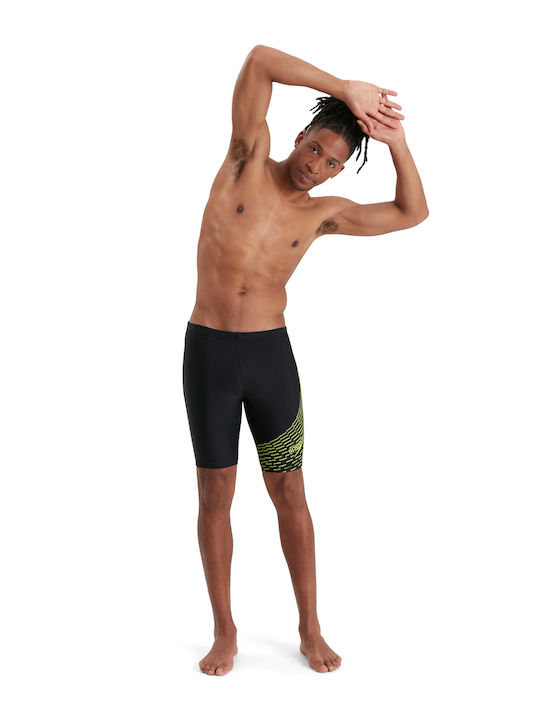 Speedo Medley Logo 11355G691 Renn-Jammer Badeanzug Schwimmen Schwarz