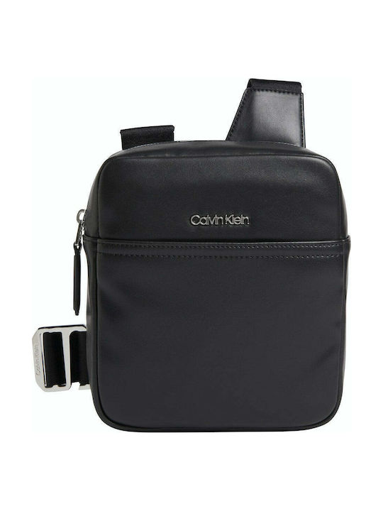 Calvin Klein Utility Napa Conv Reporter Ανδρική Τσάντα Ώμου / Χιαστί σε Μαύρο χρώμα