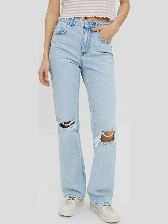 Vero Moda Blugi Damă Cu Pantaloni Evazați Cu Rupturi