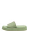 Leather Women's Flat Sandals Mint