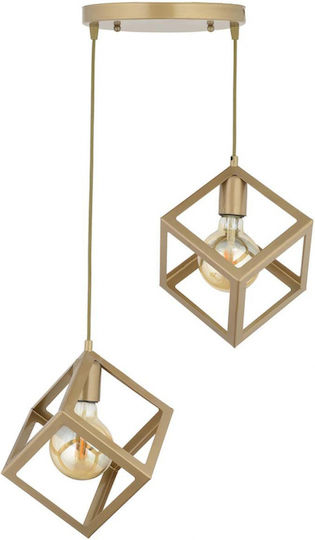 HomeMarkt Lumini Suspendate Auriu Cu Bază De Bec E27 35x6cm
