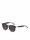 Slazenger Herren Sonnenbrille mit Gray Kunststoff Gestell und Schwarz Linse
