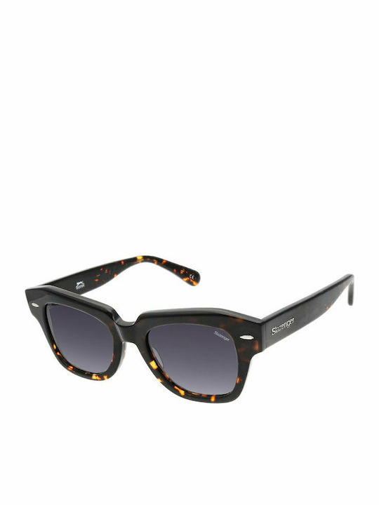 Slazenger Damen Sonnenbrille mit Mehrfarbig Kunststoff Gestell und Gray Linse